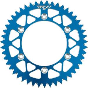 REAR SPROCKET ALUMINUM 47T-520 BLU HUSQ/KTM