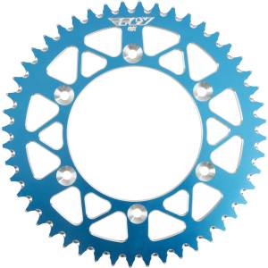 REAR SPROCKET ALUMINUM 48T-520 BLU HUSQ/KTM