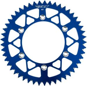 REAR SPROCKET ALUMINUM 49T-520 BLU HUSQ/KTM