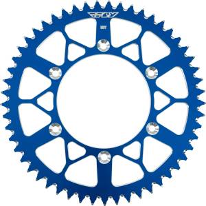 REAR SPROCKET ALUMINUM 53T-520 BLU HUSQ/KTM