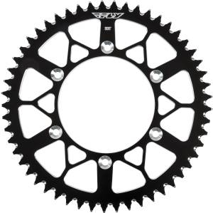 REAR SPROCKET ALUMINUM 53T-520 BLK HUSQ/KTM