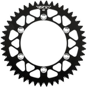 REAR SPROCKET ALUMINUM 46T-520 BLK SUZ