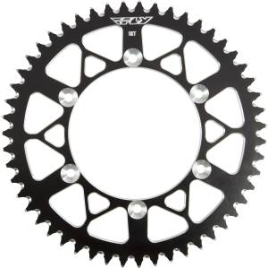 REAR SPROCKET ALUMINUM 51T-520 BLK HON/YAM