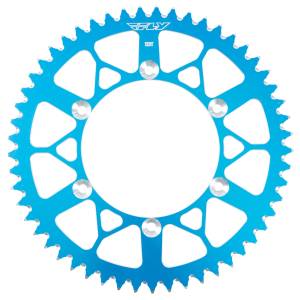 REAR SPROCKET ALUMINUM 53T-520 BLU HON/YAM