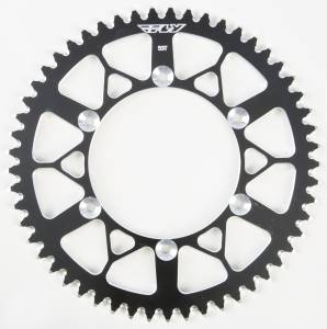 REAR SPROCKET ALUMINUM 53T-520 BLK HON/YAM