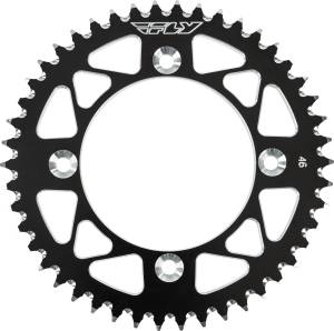 REAR SPROCKET ALUMINUM 46T-428 BLK SUZ/YAM