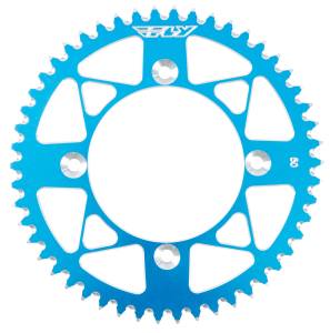 REAR SPROCKET ALUMINUM 50T-428 BLU SUZ/YAM