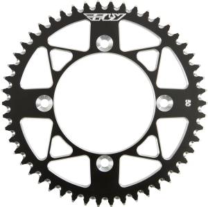 REAR SPROCKET ALUMINUM 50T-428 BLK SUZ/YAM