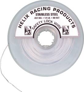 SAFETY LOCK WIRE 1/4LB SPOOL 0.032 DIA