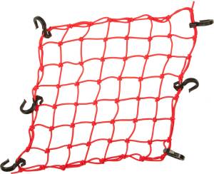 CARGO NET ADJUSTABLE RED 15"X15"