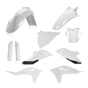 FULL PLASTIC KIT GAS/KTM WHITE/BLACK