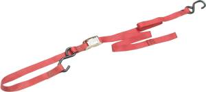 CLASSIC TIE-DOWNS RED 66"X1" PAIR