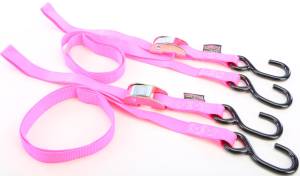 TIE-DOWN CAM S-HOOK 1"X5.5' PINK PAIR