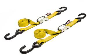 TIE-DOWN CAM S-HOOK 1"X5.5' YELLOW PAIR