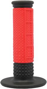 X.9 HALF WAFFLE GRIPS RED/BLACK