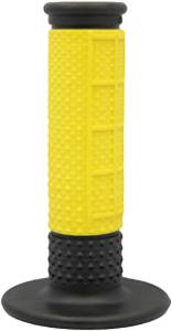 X.9 HALF WAFFLE GRIPS YELLOW/BLACK