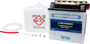 BATTERY W/ACID CB10L-B2 12V HEAVY DUTY