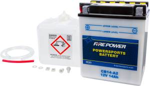 BATTERY W/ACID CB14-A2 12V HEAVY DUTY