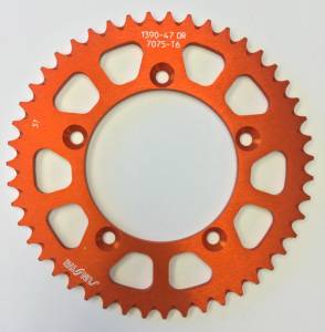 REAR SPROCKET ALUMINUM 47T-420 ORG HUSQ/KTM