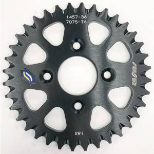 REAR SPROCKET ALUMINUM 36T-420 BLK COB