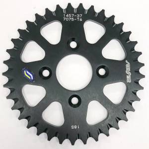 REAR SPROCKET ALUMINUM 37T-420 BLK COB