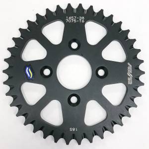 REAR SPROCKET ALUMINUM 38T-420 BLK COB