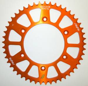 REAR SPROCKET ALUMINUM 49T-520 ORG HUS/HUSQ/KTM