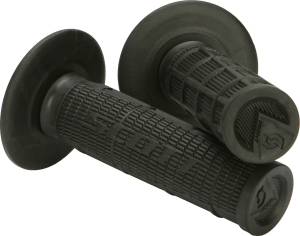 RADIAL HALF WAFFLE GRIPS BLACK 7/8"