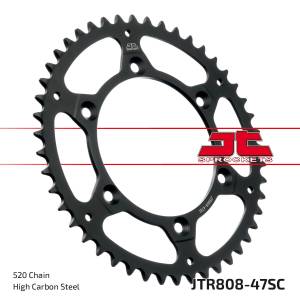 REAR SPROCKET STEEL 47T-520 KAW/SUZ