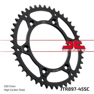 REAR SPROCKET STEEL 45T-520 HUS/HUSQ/KTM