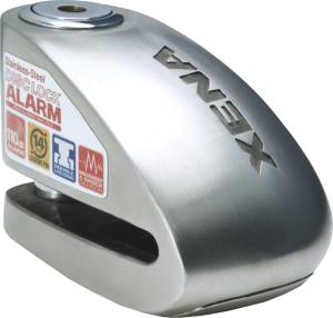 XX6 ALARM DISC LOCK 3.3" X 2.3" (STAINLESS STEEL)