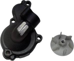 WATERPUMP COVER & IMPELLER KIT BLACK