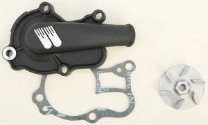 WATERPUMP COVER & IMPELLER KIT BLACK