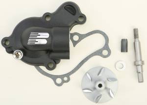 WATERPUMP COVER & IMPELLER KIT BLACK