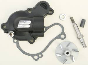 WATERPUMP COVER & IMPELLER KIT BLACK