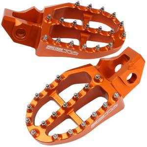 ALUMINUM FOOTPEGS ORANGE