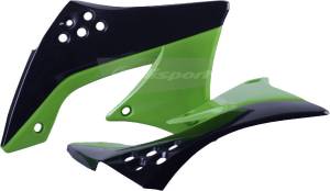 RADIATOR SHROUD BLACK/GREEN