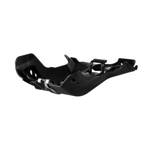 FORTRESS SKID PLATE W/LINK PROTECTOR BLACK