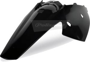 REAR FENDER W/PANEL BLACK