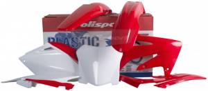 PLASTIC BODY KIT RED W/WHITE