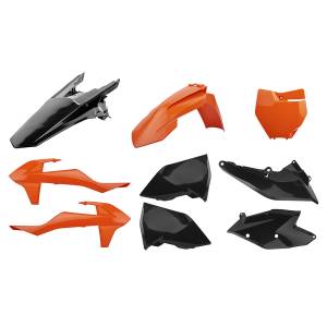 PLASTIC BODY KIT ORANGE/BLACK