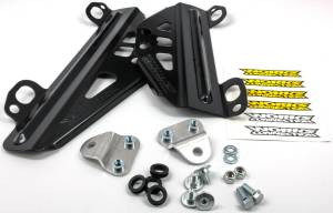 RADIATOR BRACES BLACK