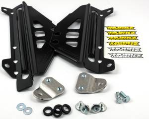 RADIATOR BRACES BLACK