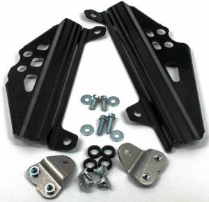 RADIATOR BRACES-BLACK RMZ450