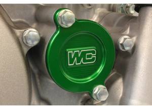 OIL FILTER COVER GREEN KAW