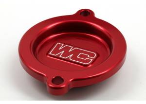 OIL FILTER COVER RED KTM/HUS/GAS