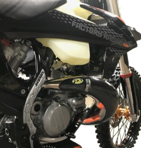 PIPE GUARD CARBON MAX COVERAGE KTM/HUS