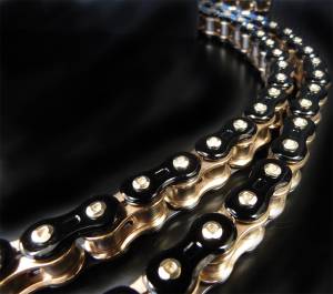 CHAIN GP 3D SX2-RING 520-120L BLK/GLD