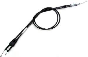 BLACK VINYL THROTTLE PUSH-PULL CABLE SET