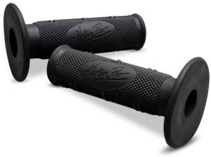 DIRTCONTROL GRIPS BLACK HALF WAFFLE